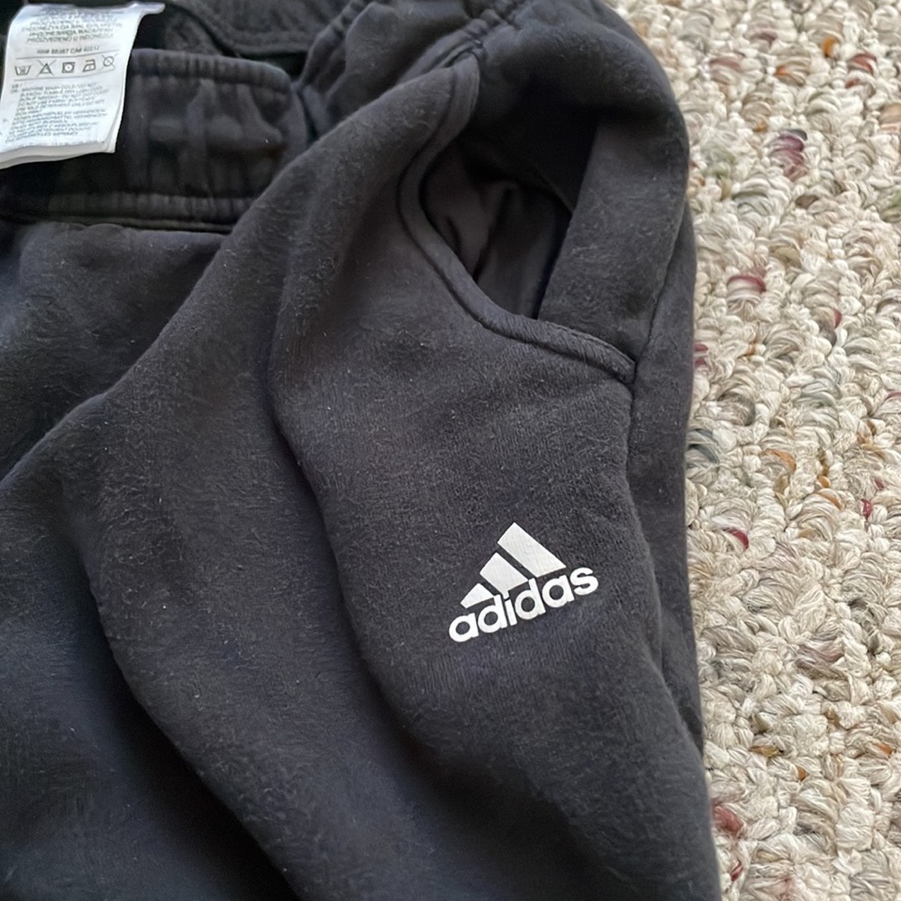 Adidas Black Jogger Sweatpants - Picture 3 of 3
